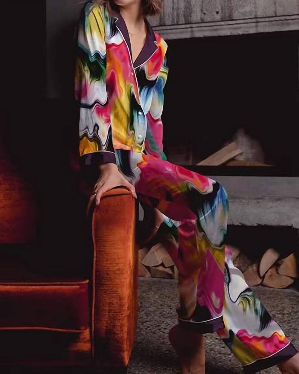 NEW AVERIE shayna long pj in shayna